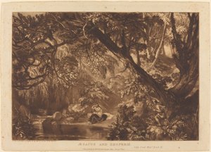 Aesacus ja Hesperie tekijältä Joseph Mallord William Turner