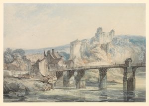 Chepstowin linna tekijältä Joseph Mallord William Turner