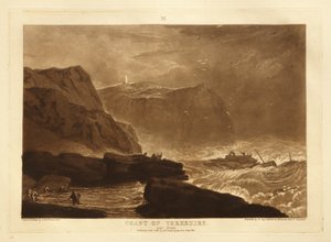 Yorkshiren rannikko tekijältä Joseph Mallord William Turner