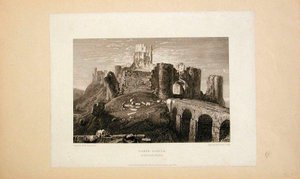 Corfen linna, Dorsetshire tekijältä Joseph Mallord William Turner