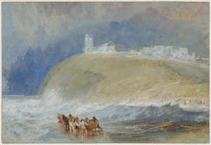 Dunwich, Suffolk, n. 1827 (akvarelli paperille) tekijältä Joseph Mallord William Turner