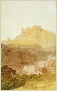 Durhamin linna (akvarelli paperille) tekijältä Joseph Mallord William Turner