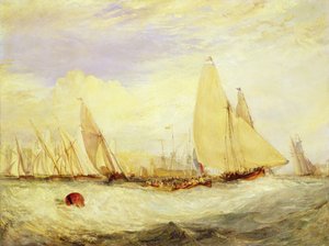 East Cowesin linna, J Nash Esqin kotipaikka, Regatta Beating to Windward tekijältä Joseph Mallord William Turner