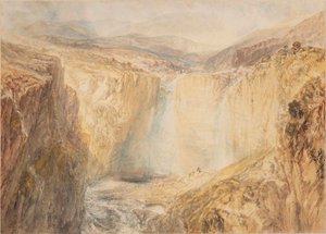 Teesin putous, Yorkshire tekijältä Joseph Mallord William Turner