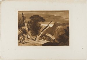 Spenserin Keijukaiskuningattaresta, Liber Studiorum -teoksen levy 36. tekijältä Joseph Mallord William Turner