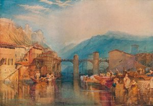 Grenoblen silta, 1824 tekijältä Joseph Mallord William Turner