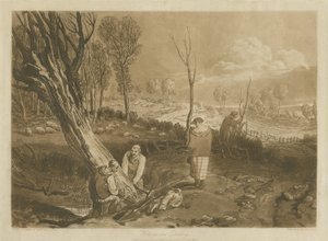 Hedgeting and Ditching, n.1860 tekijältä Joseph Mallord William Turner