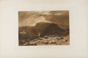 Hind Head Hill, levy 25 Liber Studiorumilta tekijältä Joseph Mallord William Turner