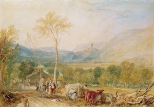 Huonekalut ja erilaiset esineet 1100- ja 1300-luvuilta tekijältä Joseph Mallord William Turner