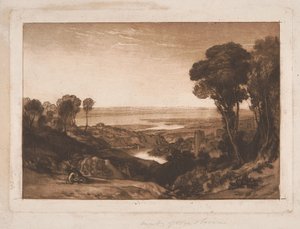 Severnin ja Wyen yhtymäkohta tekijältä Joseph Mallord William Turner