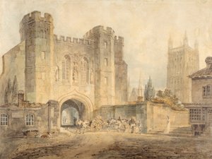 Kuningas Edgarin portti, Worcester tekijältä Joseph Mallord William Turner