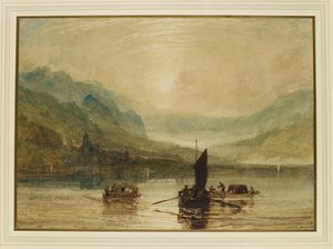 Brienzin järvi, Moonlight tekijältä Joseph Mallord William Turner