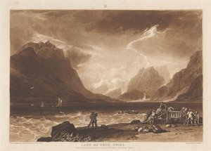 Thuninjärvi, Sveitsi tekijältä Joseph Mallord William Turner