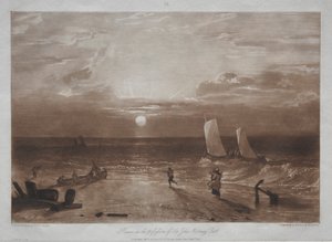 Liber Studiorum: Mildmay Sea-piece. tekijältä Joseph Mallord William Turner