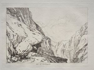 Opintokirja: Mt. St Gothard. tekijältä Joseph Mallord William Turner