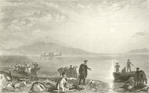 Loch Levenin linna tekijältä Joseph Mallord William Turner