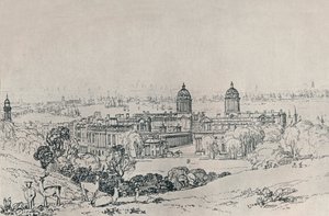 Lontoo Greenwich Parkista, 1809, 1923 tekijältä Joseph Mallord William Turner