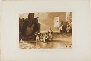 Marine Dabblers, levy 29 Liber Studiorumilta tekijältä Joseph Mallord William Turner