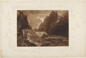 Mer de Glace tekijältä Joseph Mallord William Turner