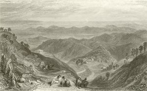 Mussooree ja Dhoon, Landourista tekijältä Joseph Mallord William Turner