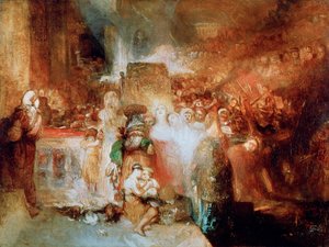 Pilatus pesee kätensä, 1830 tekijältä Joseph Mallord William Turner