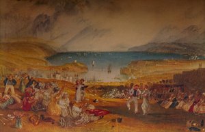 Plymouth, Devonshire, 1830 tekijältä Joseph Mallord William Turner