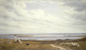 Portsmouthin satama Portsdown Hillistä