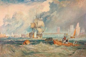 Portsmouth, c1824-5, 1905 tekijältä Joseph Mallord William Turner