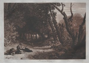 Prokris ja Kefalos. tekijältä Joseph Mallord William Turner