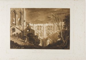 Rivaux Abbey, levy 51 Liber Studiorumilta tekijältä Joseph Mallord William Turner