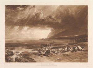Solway Moss Liber Studiorum, osa XI, levy 52, 1. tammikuuta 1816. tekijältä Joseph Mallord William Turner