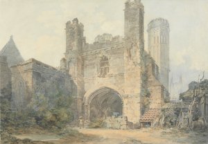 Pyhän Augustinuksen portti, Canterbury tekijältä Joseph Mallord William Turner