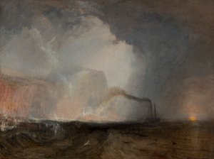 Staffa, Fingalin luola [1832, Royal Academy of Arts, Lontoo, näyttelyluettelo] tekijältä Joseph Mallord William Turner