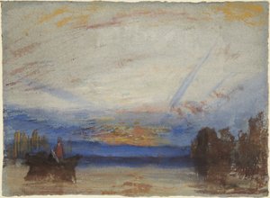 Auringonlasku tekijältä Joseph Mallord William Turner