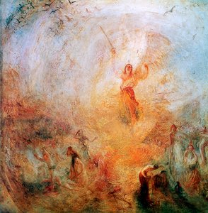 Enkeli seisoo auringossa, 1846 tekijältä Joseph Mallord William Turner