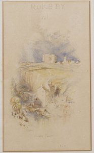 Bowes Tower, noin 1833 tekijältä Joseph Mallord William Turner