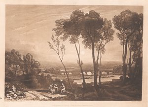 Silta keskietäisyydellä tekijältä Joseph Mallord William Turner
