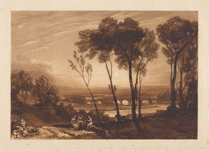 Silta keskietäisyydellä tekijältä Joseph Mallord William Turner