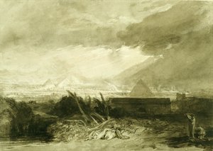 Egyptin viides rutto tekijältä Joseph Mallord William Turner