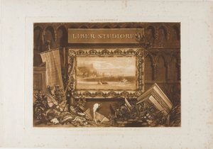Liber Studiorumin etusivun teos tekijältä Joseph Mallord William Turner