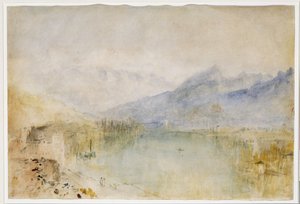 Thunin järvi, noin 1844 tekijältä Joseph Mallord William Turner