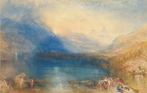 Zugin järvi, 1843 (grafiitti grafiitin päällä)