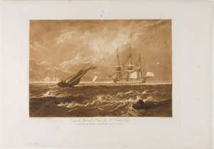 Leader Sea Piece, levy 20 Liber Studiorumilta tekijältä Joseph Mallord William Turner
