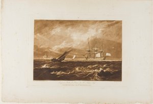 Leader Sea Piece, levy 20 Liber Studiorumilta tekijältä Joseph Mallord William Turner