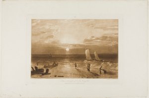Mildmay Sea-Piece, levy 40 Liber Studiorumilta tekijältä Joseph Mallord William Turner