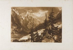 Arveronin lähde, levy 60 Liber Studiorumilta tekijältä Joseph Mallord William Turner