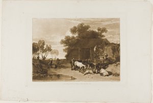 Olkipiha, levy 7 Liber Studiorumilta tekijältä Joseph Mallord William Turner