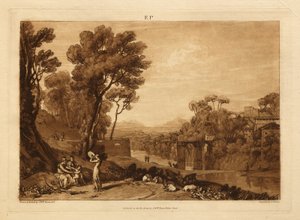 Nainen ja tamburiini tekijältä Joseph Mallord William Turner