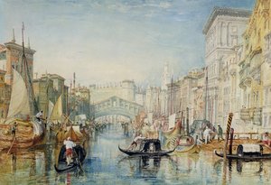 Venetsia: Rialto tekijältä Joseph Mallord William Turner