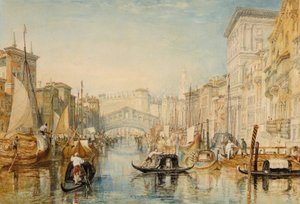 Venetsia: Rialto tekijältä Joseph Mallord William Turner